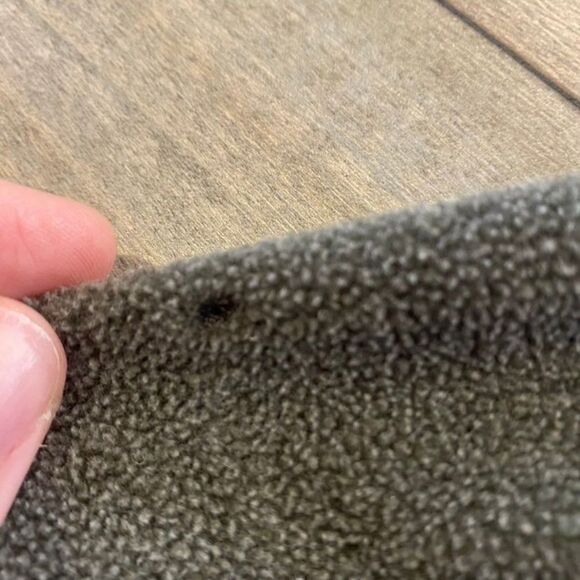 North Face‎ Grey Fleece Quarterzip Jacket Women Small - Picture 4 of 5